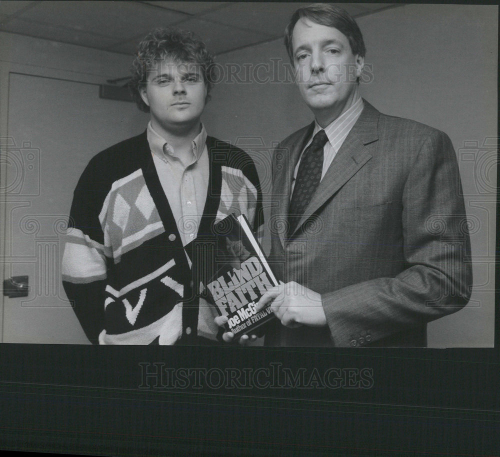 1989 Press Photo Joe Mcginniss Author Historic Images