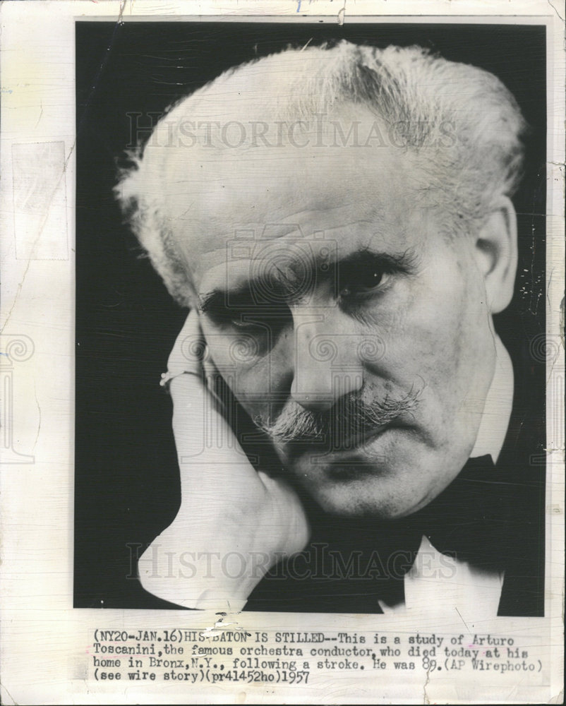 conductor 8x10 photograph Arturo Toscanini 