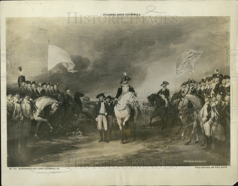 Undated Press Photo Surrender Of Lord Cornwallis By John Trumbull Historic Images - Surrender Of Lord Cornwallis By John Trumbull Undated Press Photo Surrender Of Lord Cornwallis By John Trumbull Historic Images - Surrender Of Lord Cornwallis By John Trumbull
