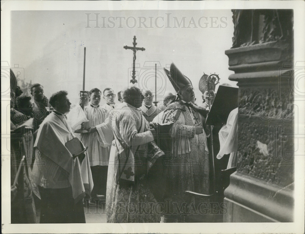 Image result for reconsecration of reims cathedral 1937