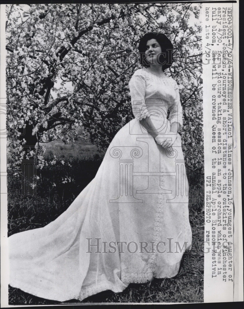 Luci Baines Johnson Daughter Of Pres Johnson Queen Of Apple 1964 ...