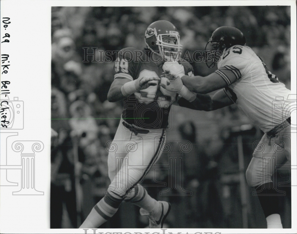 Mike Bell Mike Kansas City Chiefs Football Player Vintage Photo Print -  Historic Images