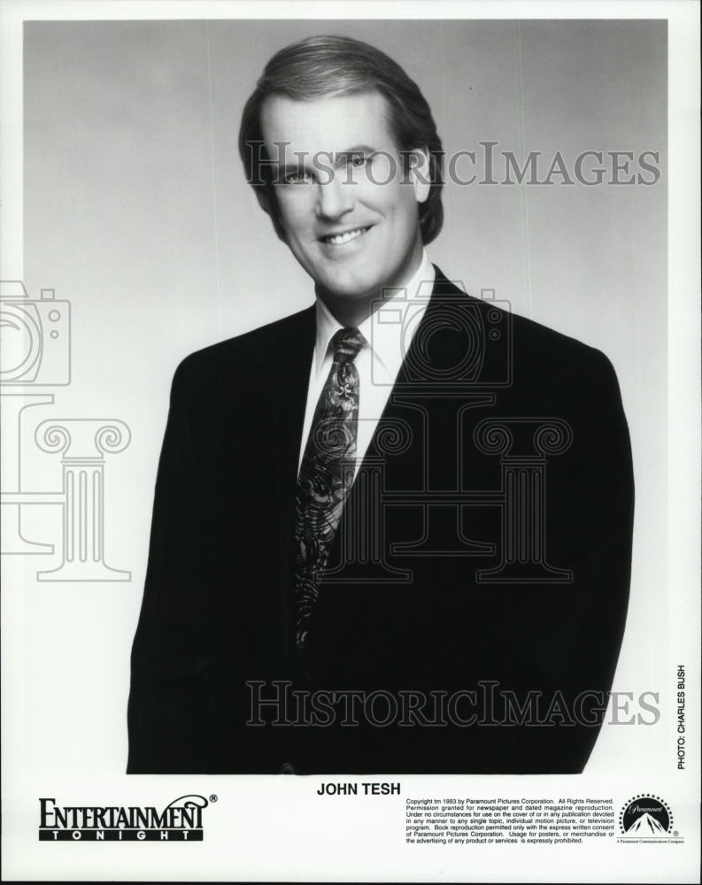 Television Show Entertainment Tonight Host John Tesh 1993 Vintage Press Photo Print Historic 