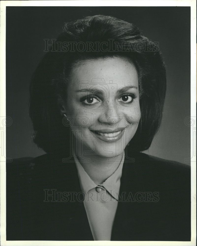 1989 Press Photo Nona Barbee anchor reporter WDIVTV Historic Images