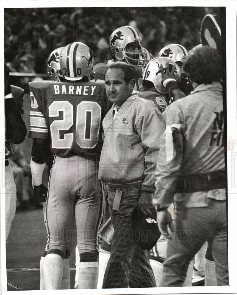 1977 Press Photo Tommy Hudspeth Detroit Lions NFL