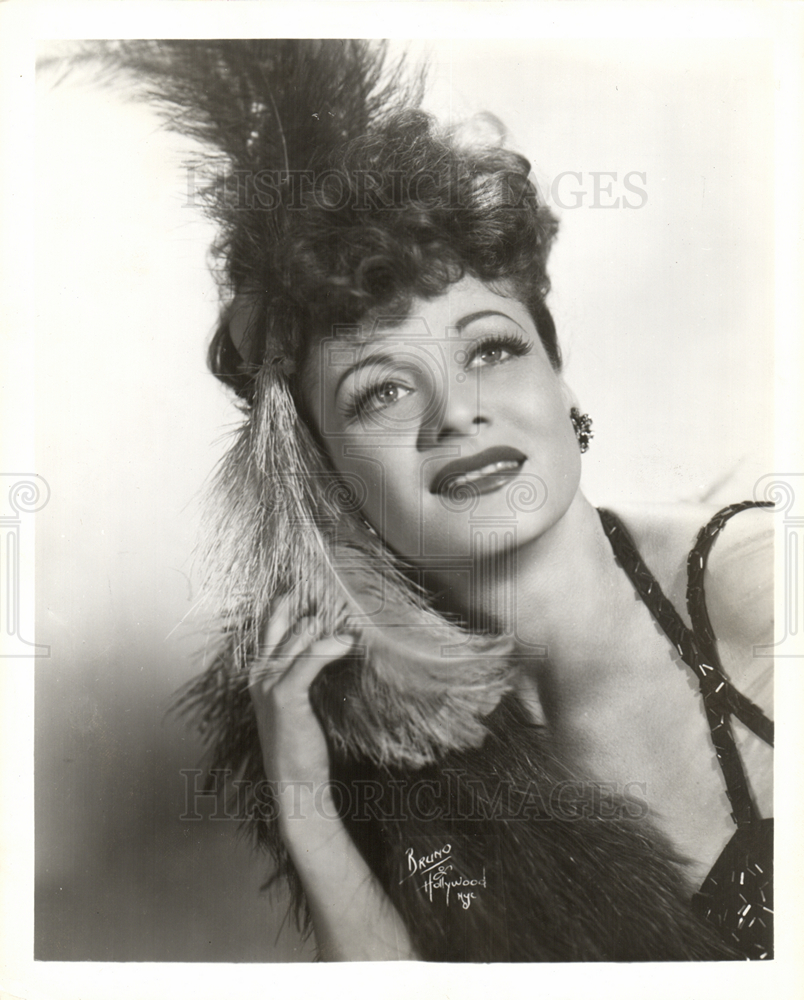 1949 Press Photo Beatrice Kay Songstress Singer Actress