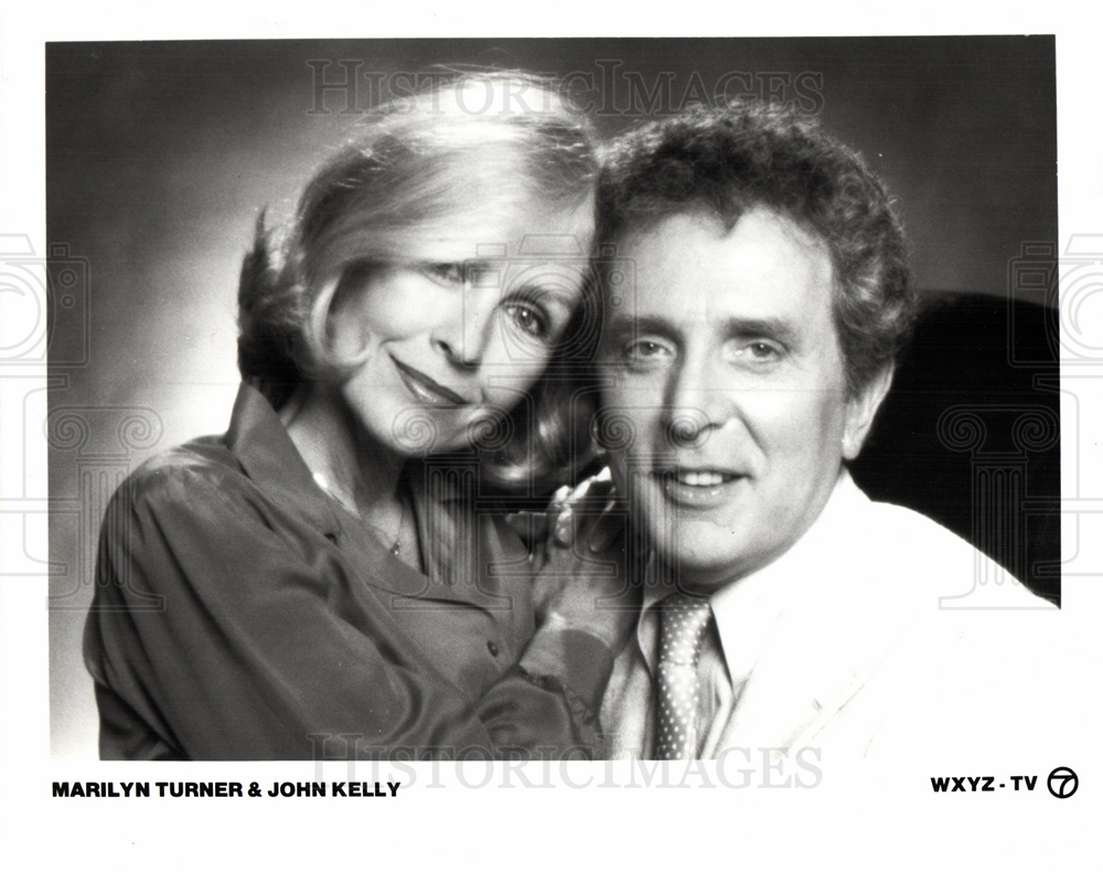 1981, John Kelly Marilyn Turner WXYZ Detroit Historic Images