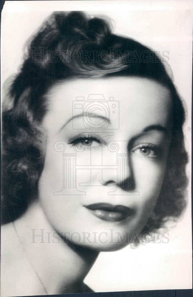 1938 Actress Haila Stoddard Press Photo Historic Images