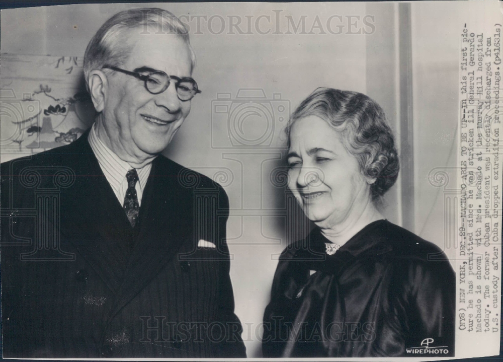 Undated Cuba President Gerardo Machado Press Photo - Historic Images