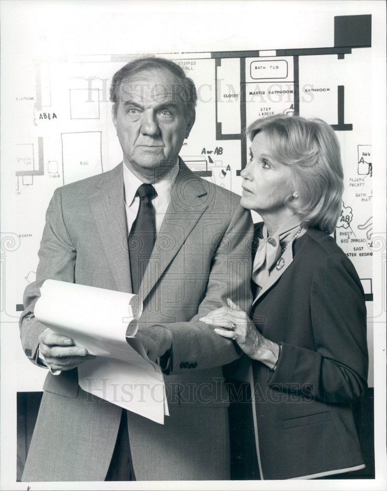 1984 Actors Eva Marie Saint & Karl Malden Press Photo - Historic Images