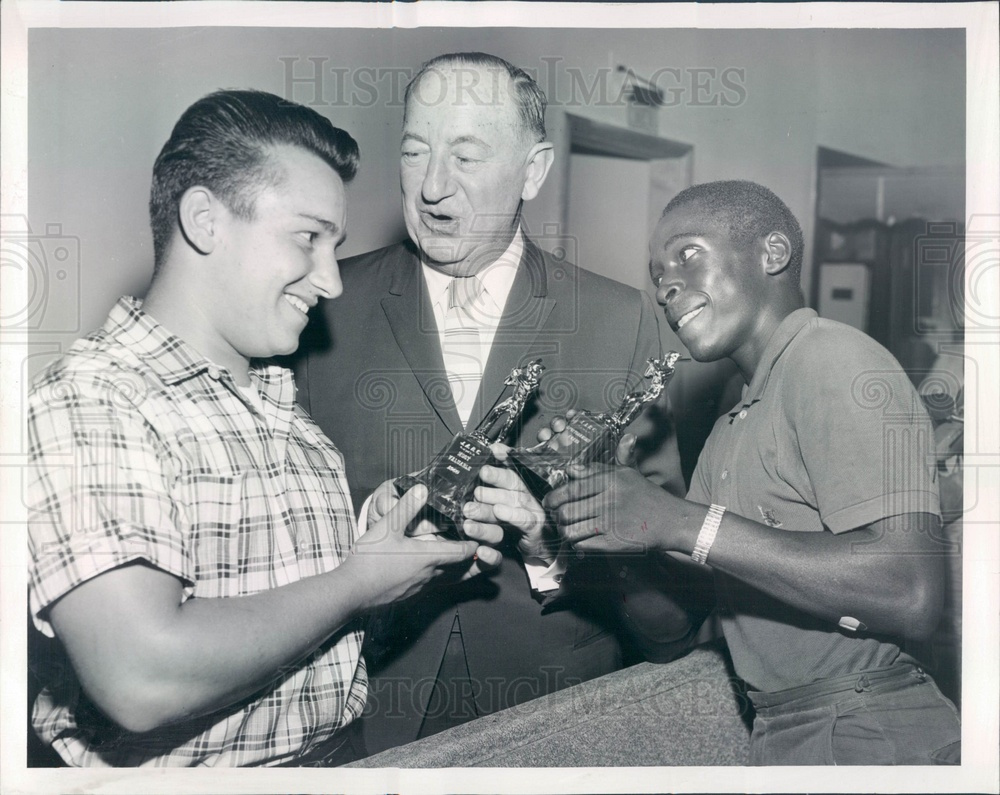 1960 Chicago, Illinois Old Town Boys Club Chairman David Meyers Press Photo