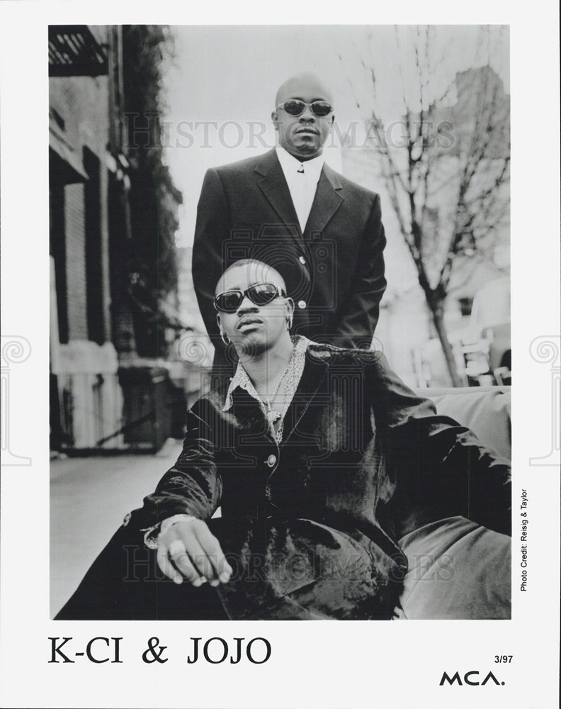Press Photo KCI and Jojo American R&B Duo Historic Images
