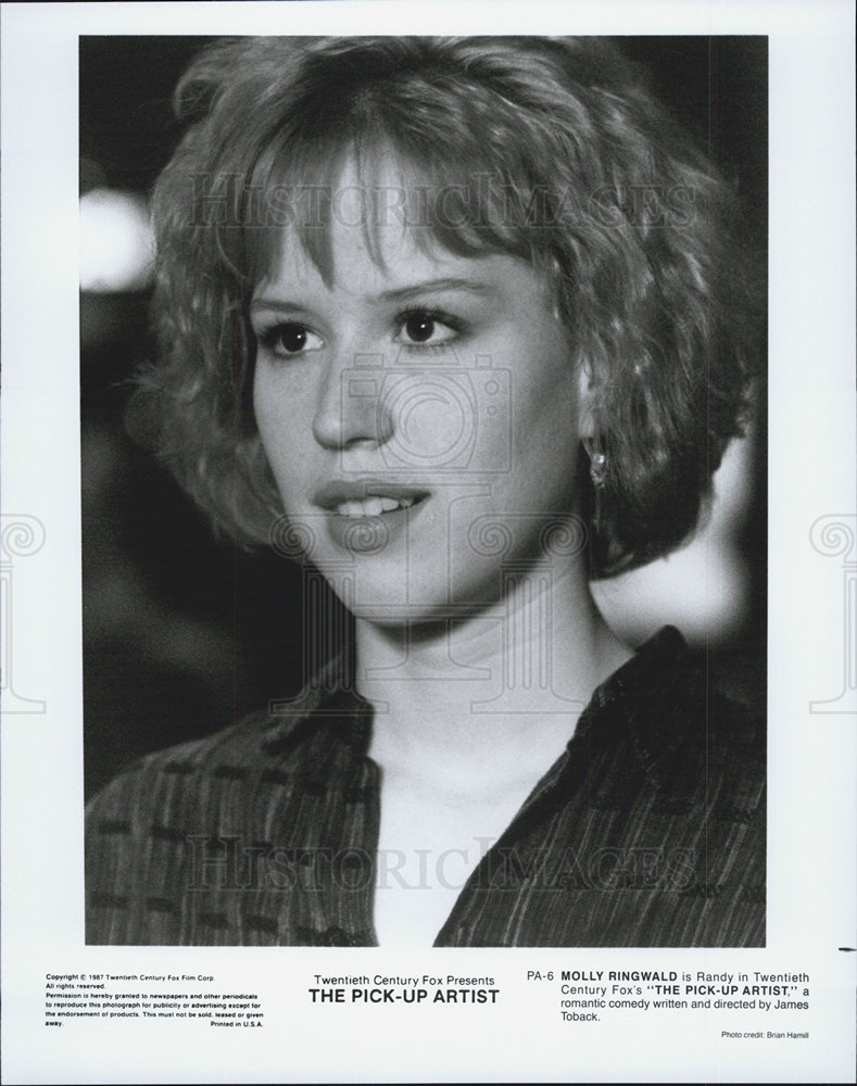 1987 Press Photo Molly Ringwald In The Pick Up Artist Historic Images 