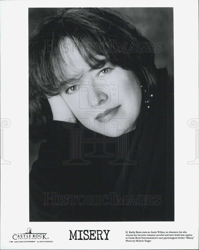 1992 Press Photo Kathy Bates Actress Misery