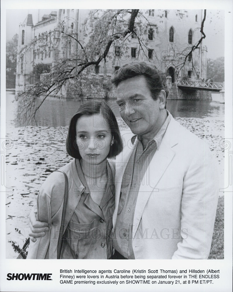 Kristen Scott Thomas Albert Finney THE ENDLESS GAME Undated vintage promo  photo print - Historic Images