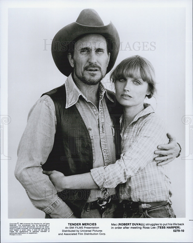 Robert Duvall & Tess Harper in Tender Mercies 1983 vintage promo photo ...