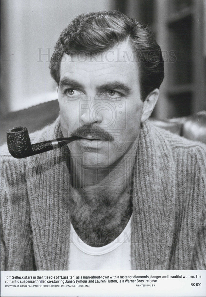 Tom Selleck Lassiter Actor Movie 1984 vintage promo photo print ...