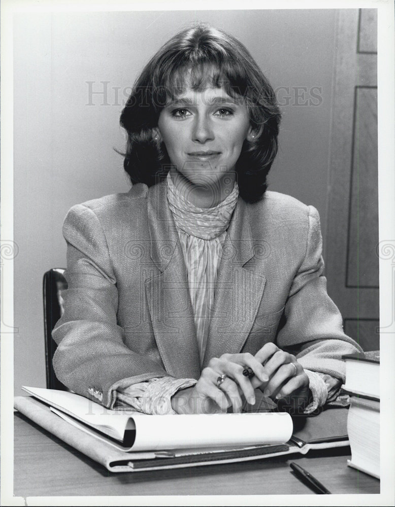 1986 Press Photo Actress Michele Greene Stars As Abby Perkins In