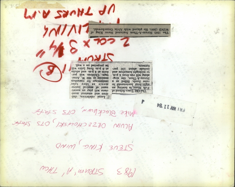 1984 Old Town Folk Music School Chicago Historic Images