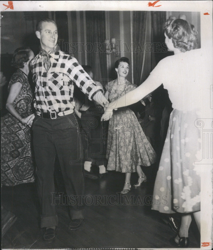 Princess Elizabeth square dancing - 1951