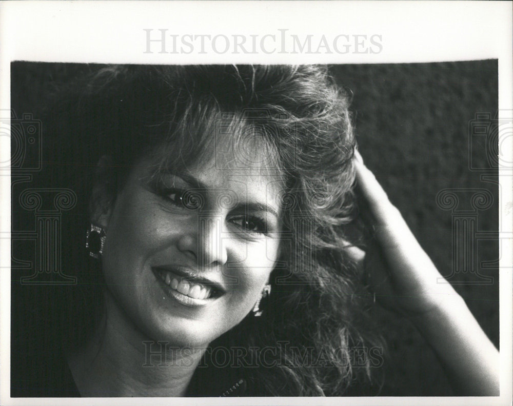 Press Photo Jessica Hahn American Playboy Fashion Model Film Actress -  Historic Images