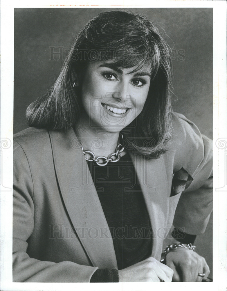1987 Press Photo Kathleen Sullivan on 