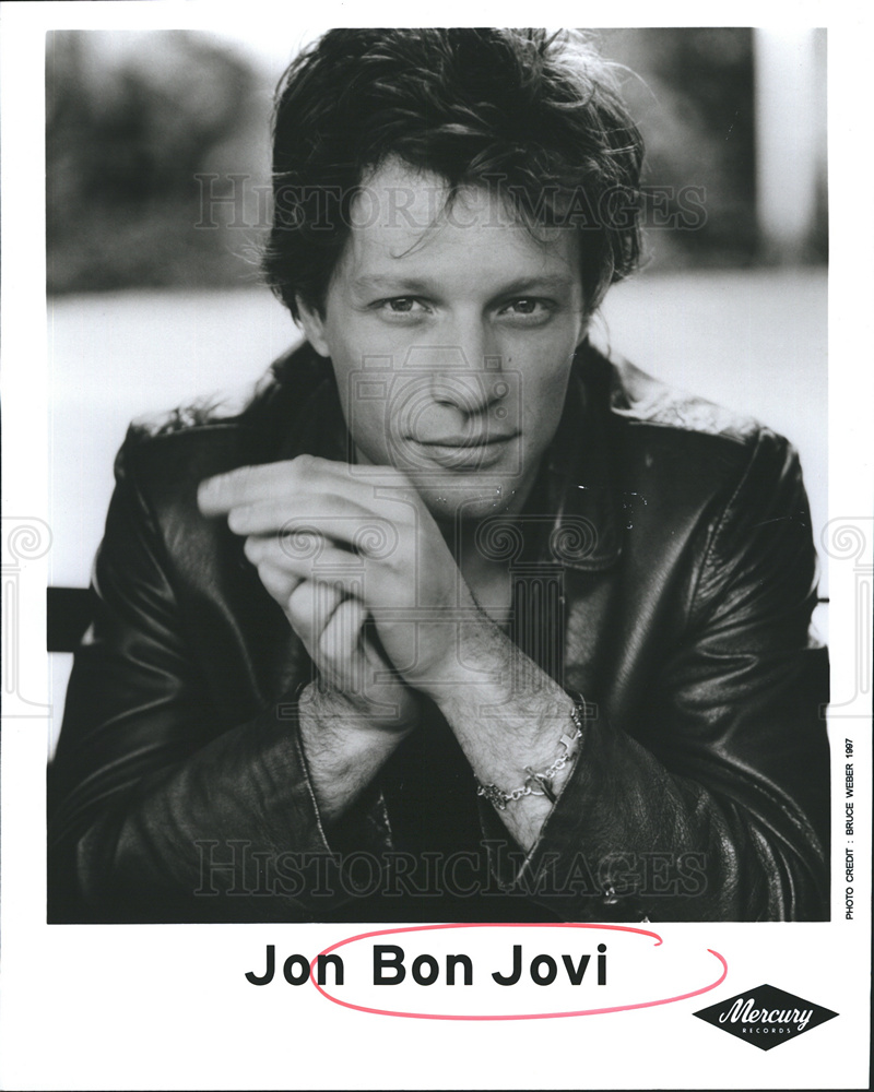 1997 Press Photo Jon Bon Jovi Lead Singer Of Band Bon Jovi For