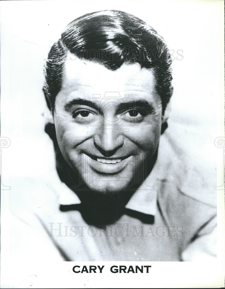 Cary Grant English American Actor Archibald Leach Undated Vintage Press ...