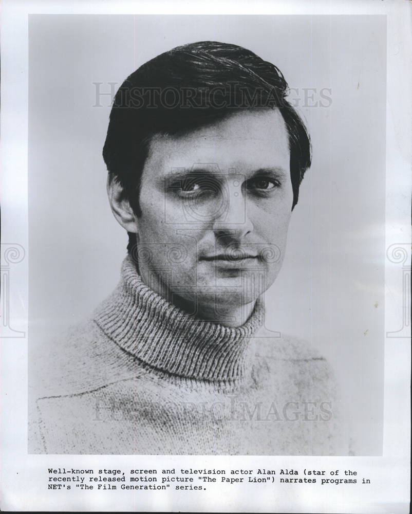 Alan Alda/Actor/Director/Screenwriter/Author 1978 vintage promo photo print  - Historic Images