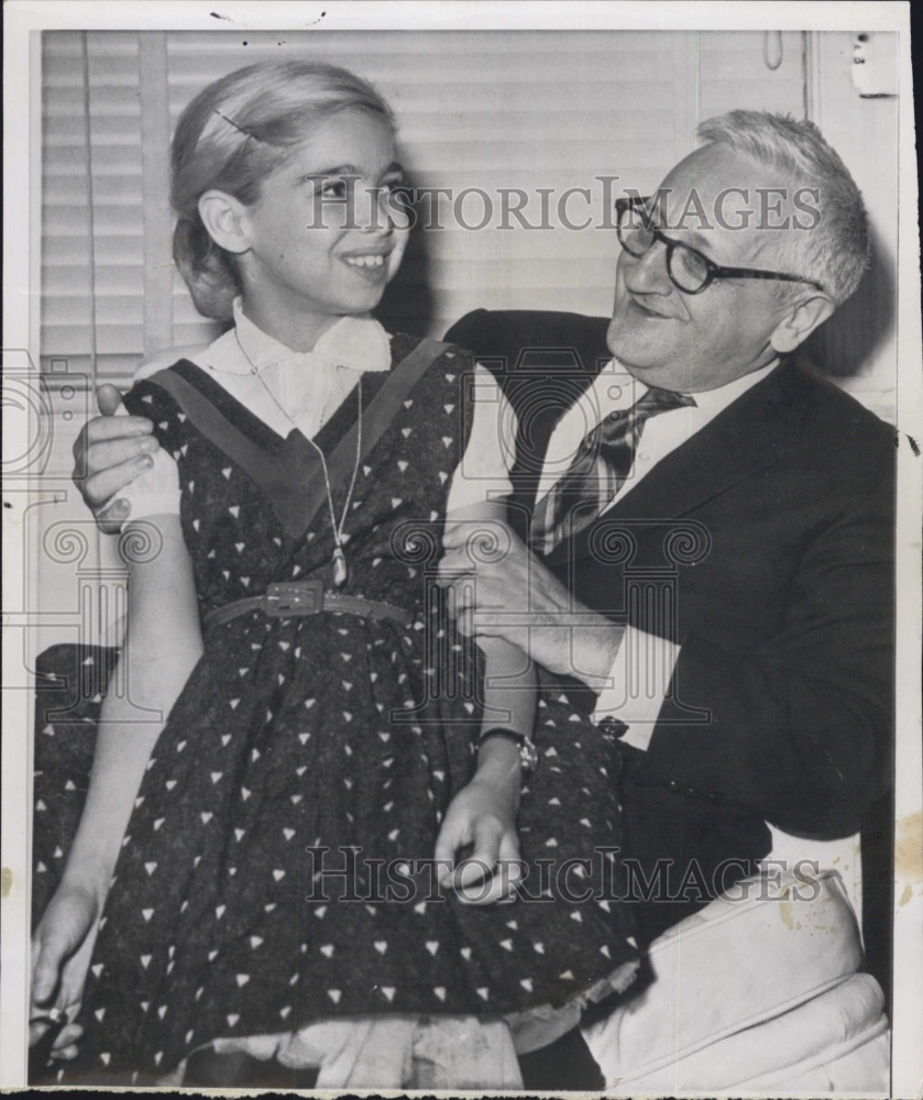 Evelyn Rudieactress & Jacob Mogelever 1959 Vintage Press Photo Print ...