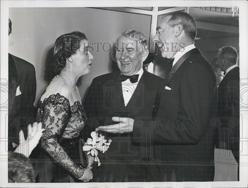 1949 US VP Alben Barkley of Kentucky w 2nd Wife Jane Wedding Day