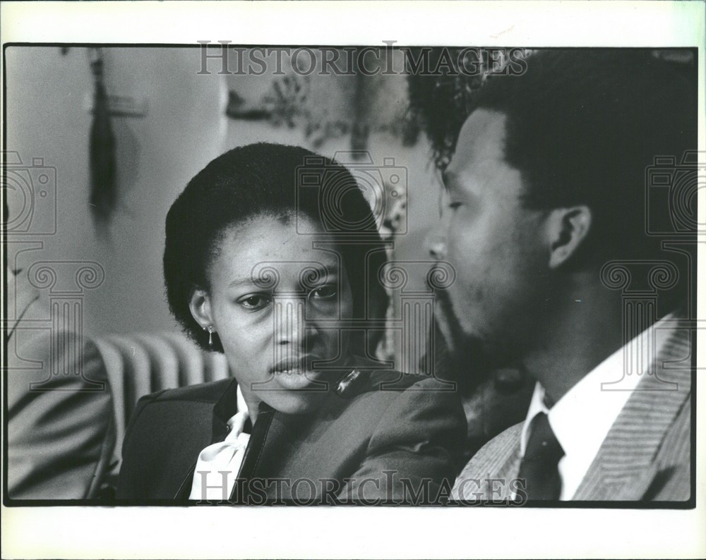 1985 Press Photo Zenani Mandela Dlamini Thumbumuzi | Historic Images