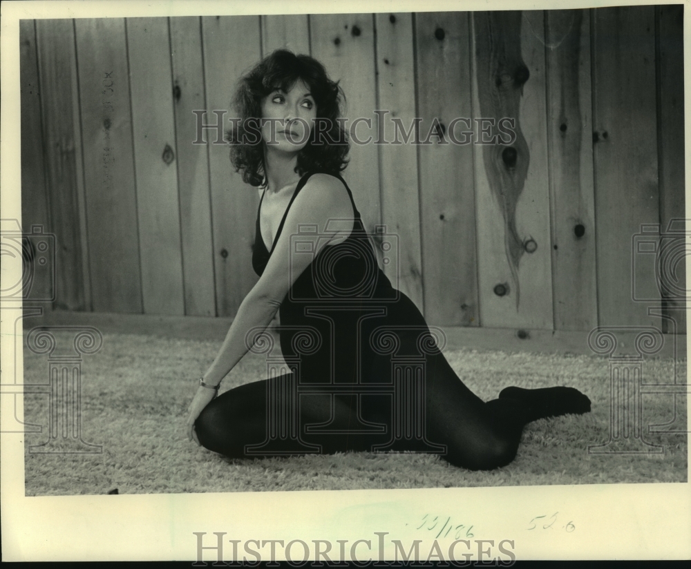Jazzercise poster, 1984 vintage press photo print - Historic Images