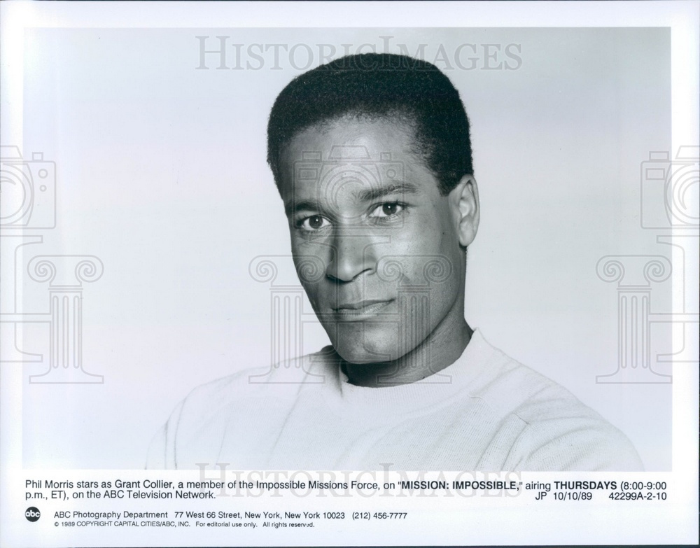 1993 TV Show Mission Impossible Actor Phil Morris Press Photo ...