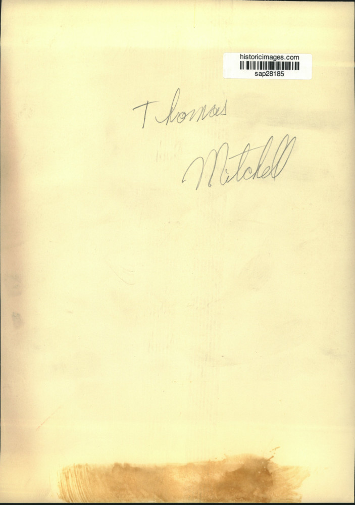 1962 Actor Thomas Mitchell Original News Service Photo