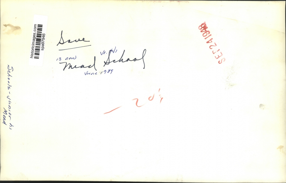 1948 Mead Junior High School since June 1989 Historic Images