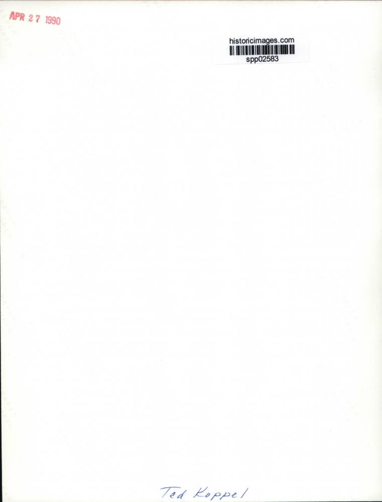 1990 Press Photo Ted Koppel hosts The Best of Nightline with Ted Koppe