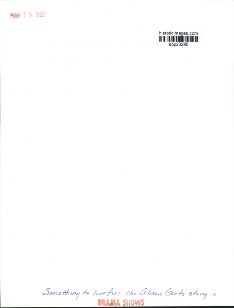 1992 Press Photo The stars of "Something To Live ForThe Alison Gertz