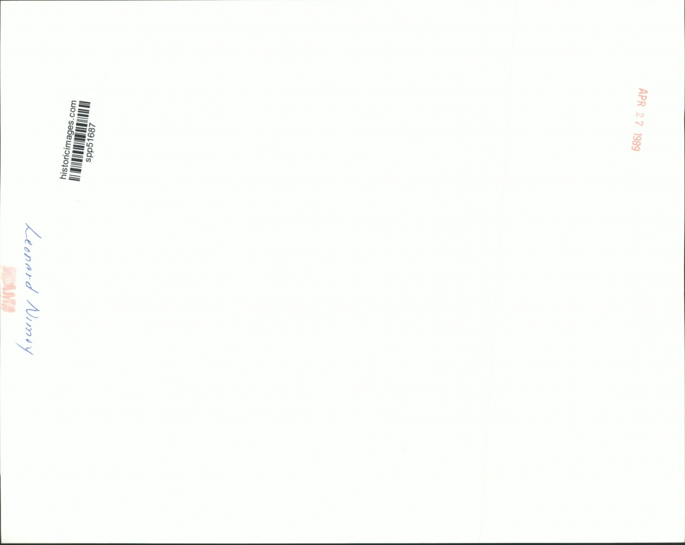 1989 Director Leonard Nimoy during the filming of "The Good Mother